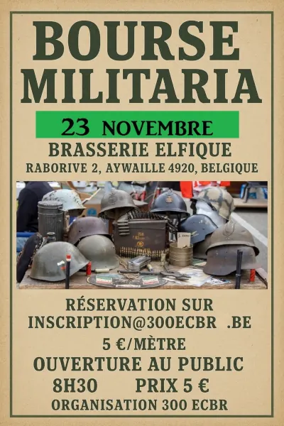 Bourse Militaria Aywaille le 23 novembre